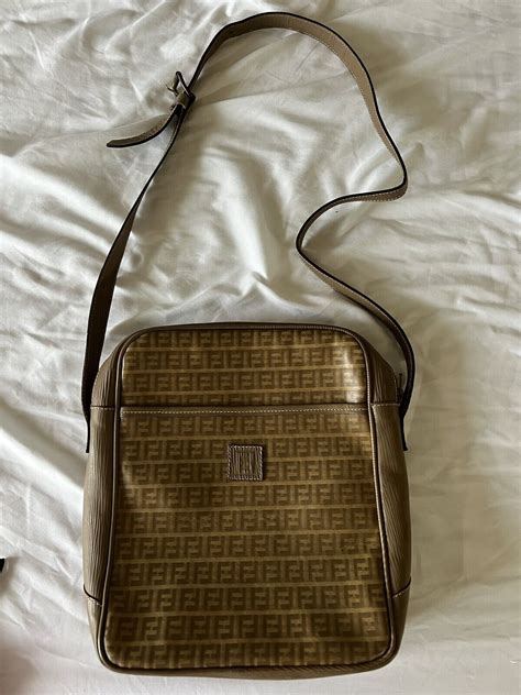 fendi ff messenger bag|authentic vintage Fendi crossbody bag.